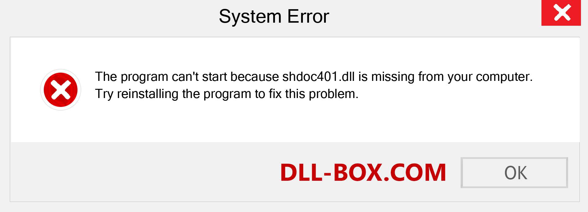  shdoc401.dll file is missing?. Download for Windows 7, 8, 10 - Fix  shdoc401 dll Missing Error on Windows, photos, images